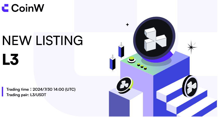 CoinW to List Layer3 (L3) Token, Pioneering Web3 Infrastructure