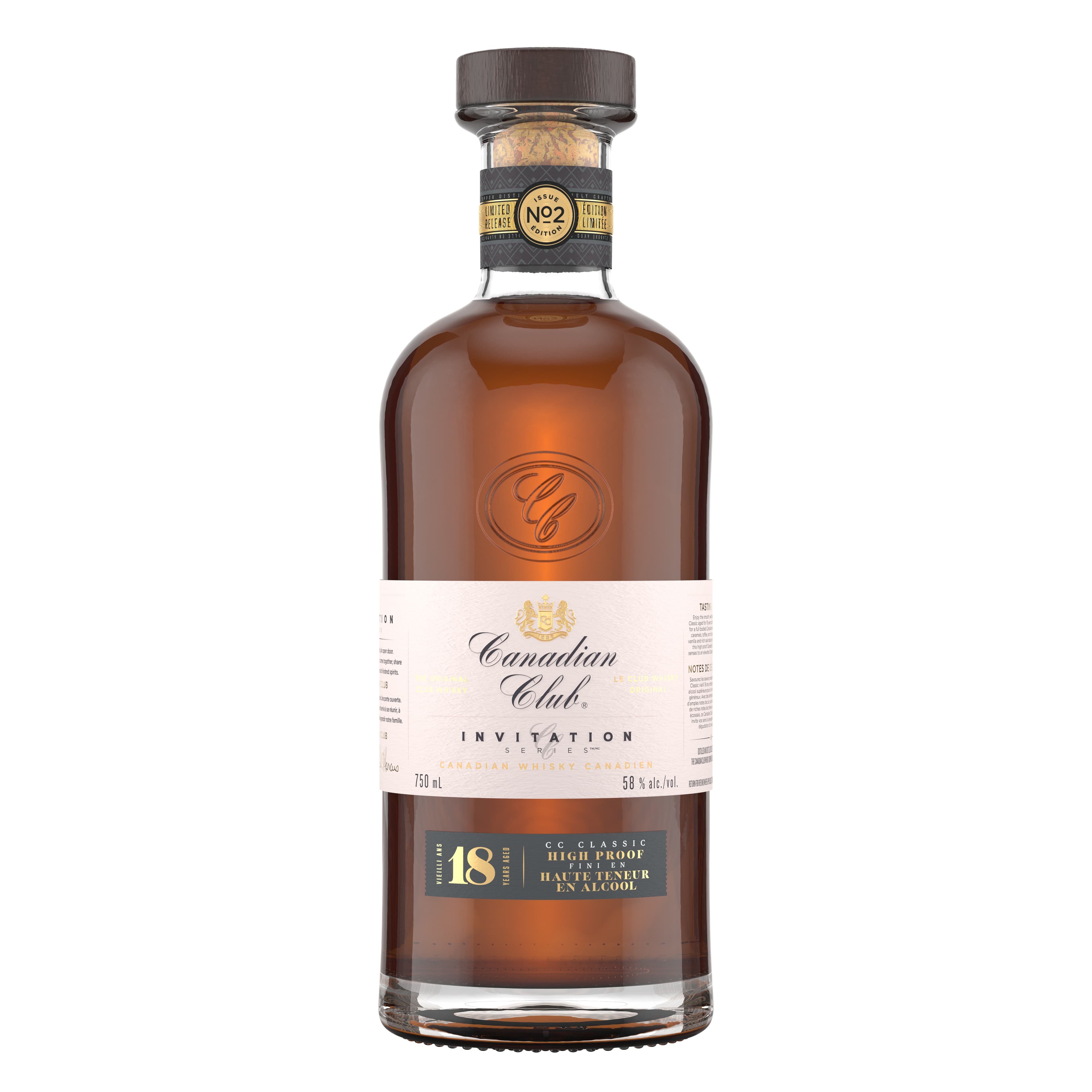 Canadian Club Unveils Premium 18-Year-Old High Proof Whisky