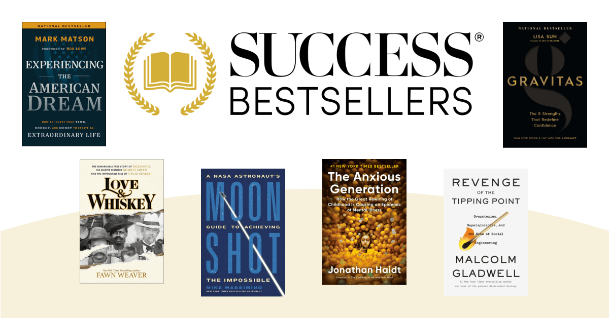 SUCCESS® Releases Weekly Bestseller Lists: Resilience and Women's Leadership Take Center Stage
