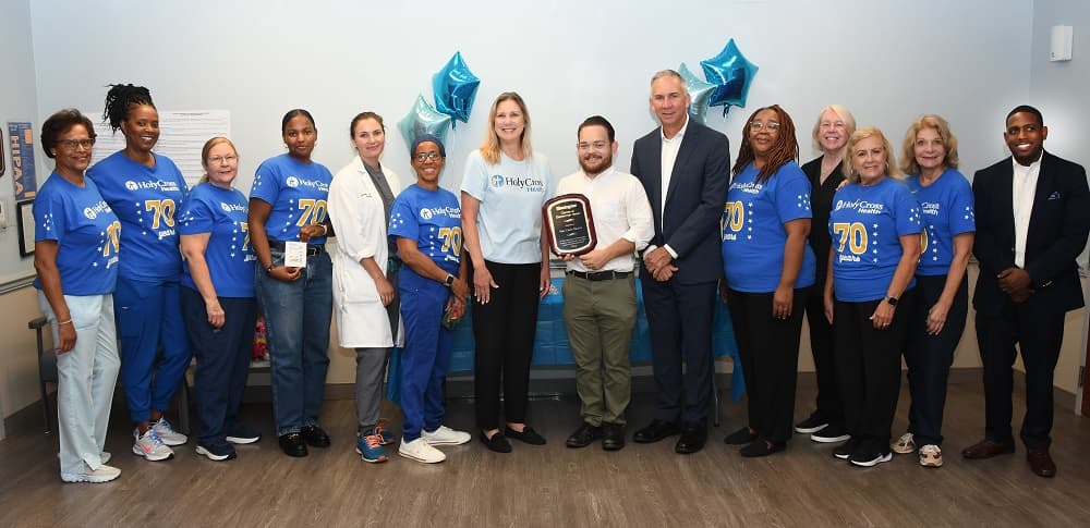 Holy Cross Health's Wound Healing Program Honored with Center of Distinction Award