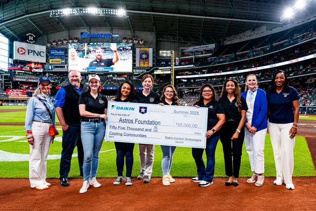Daikin and Astros Foundation Launch 'Cooling Communities' with $55,000 HVAC Upgrade for Bayland Community Center
