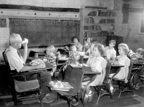 Historic A. Aubrey Bodine Photograph Documents Vanishing Era of One-Room Schoolhouses
