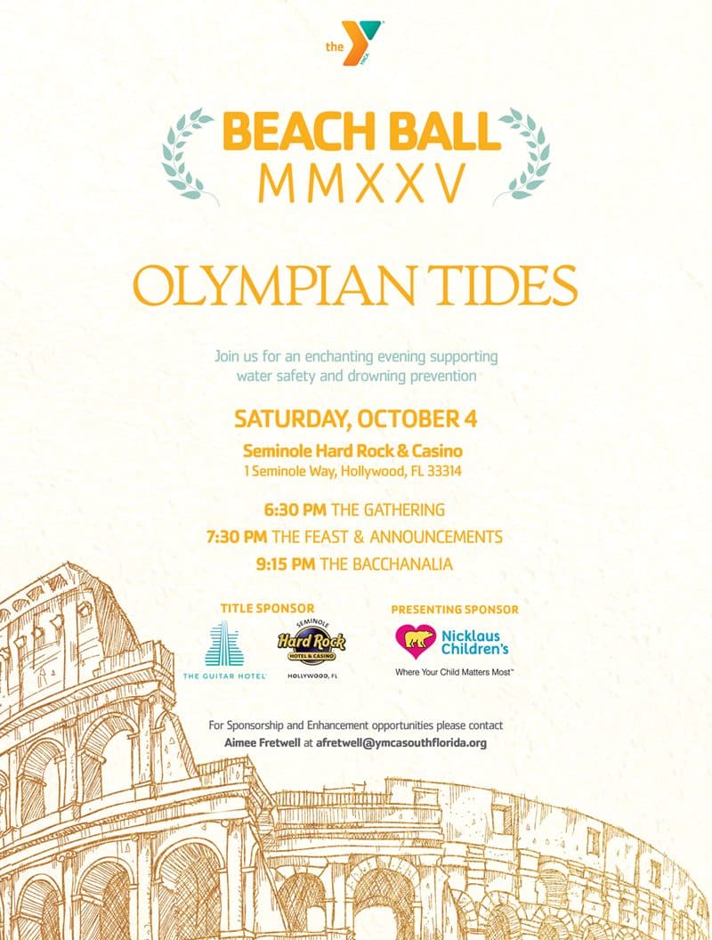 YMCA of South Florida's Beach Ball 2025 Aims to Combat Florida's Child Drowning Crisis