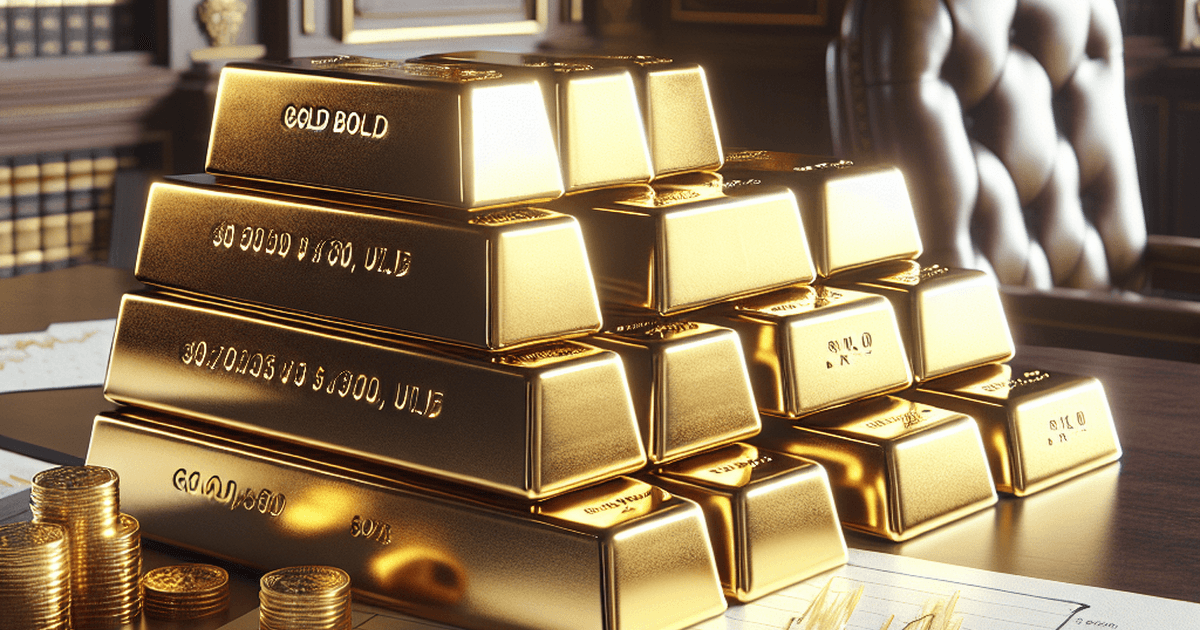 Gold Prices Dip After Reaching Three-Week High Amid U.S. Economic Data Anticipation