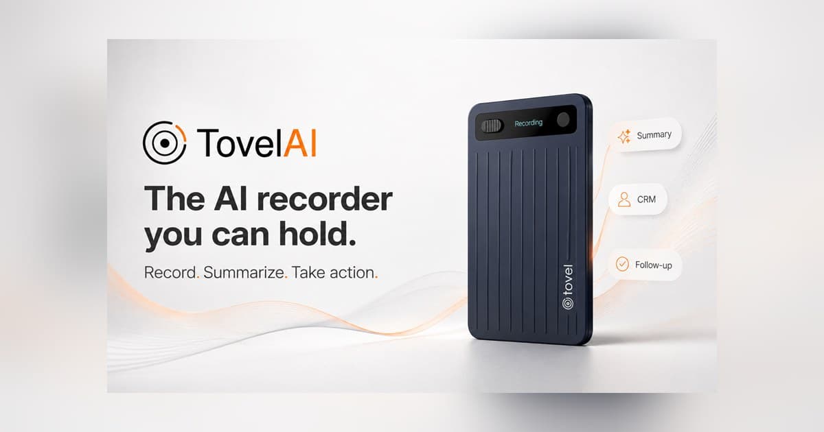 Tovel AI Launches Approval-First Recorder to Automate CRM and Calendar Follow-Ups