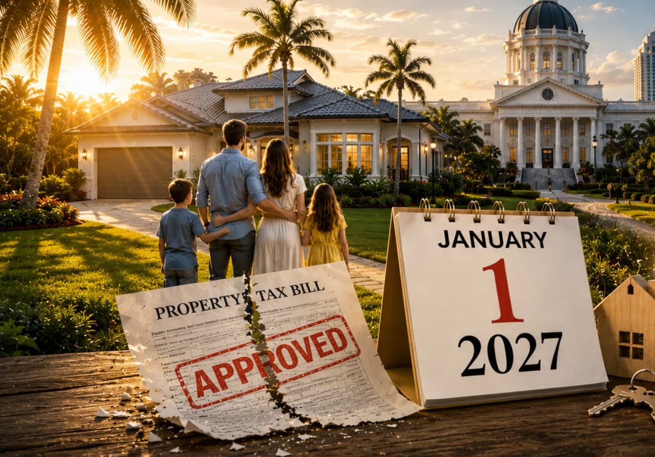 Florida Property Tax Cut Proposal: Buyers Face January 2027 Deadline for Immediate Eligibility