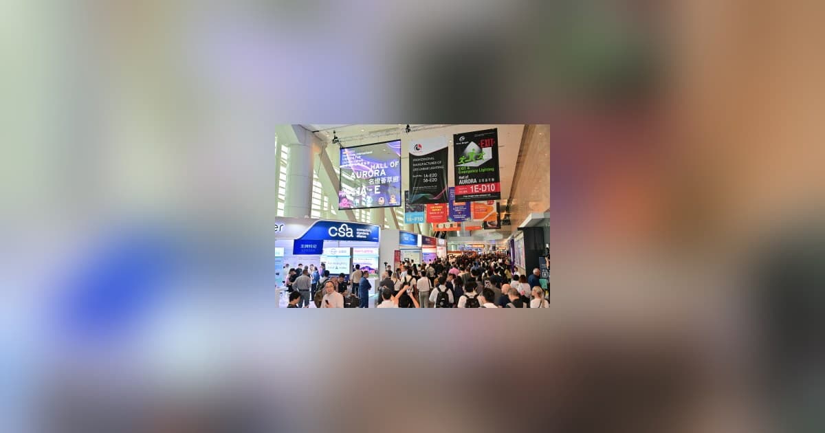 Hong Kong Twin Lighting Fairs to Showcase Smart and Sustainable Innovations