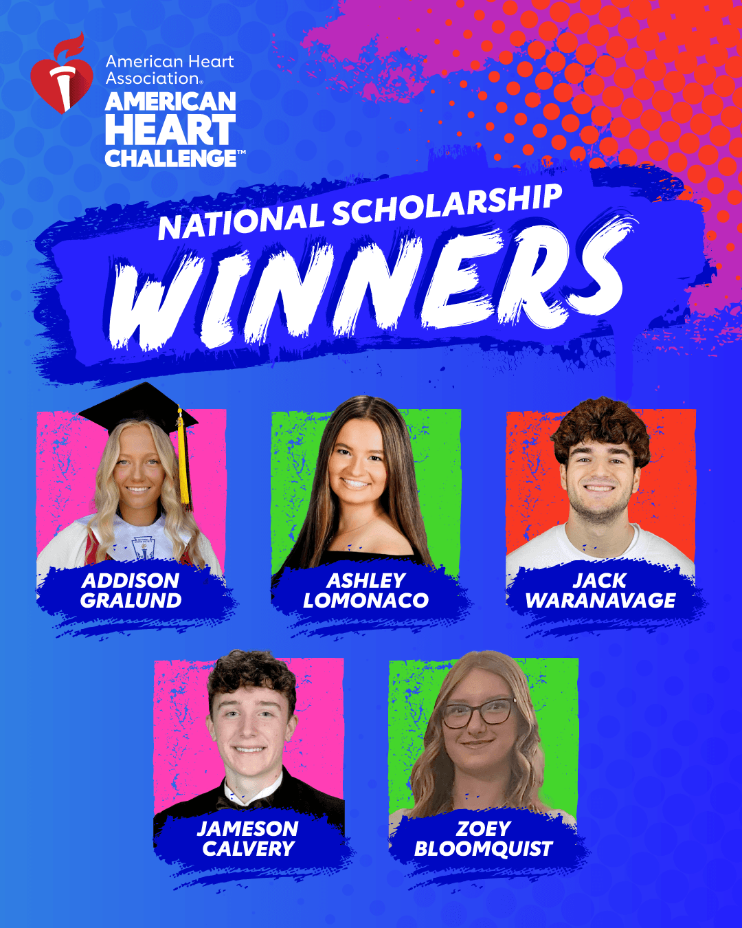 American Heart Association Awards Scholarships to Student Leaders Promoting Cardiovascular Health