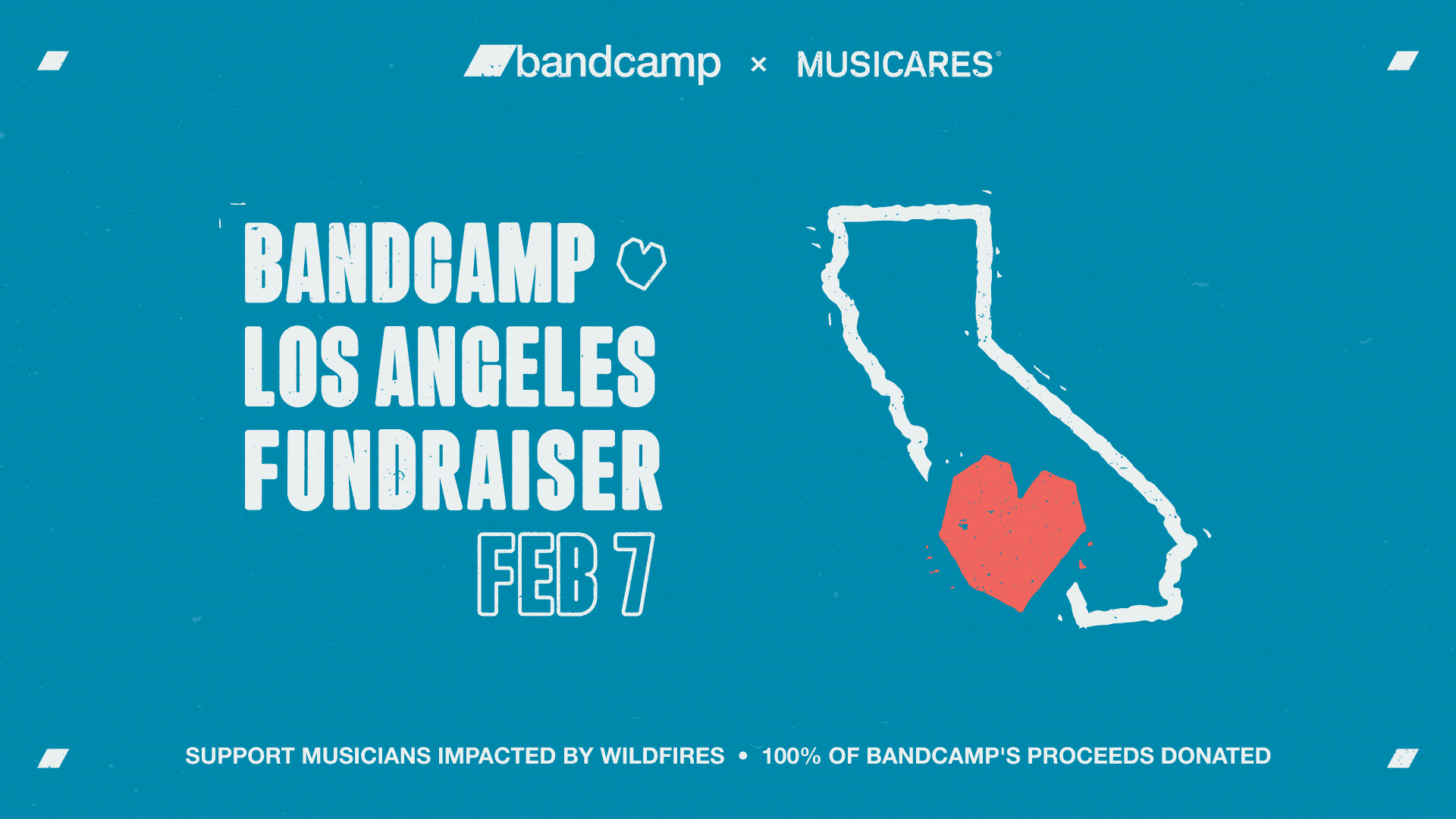 Bandcamp Launches Full Proceeds Donation to Support Southern California Wildfire Musicians