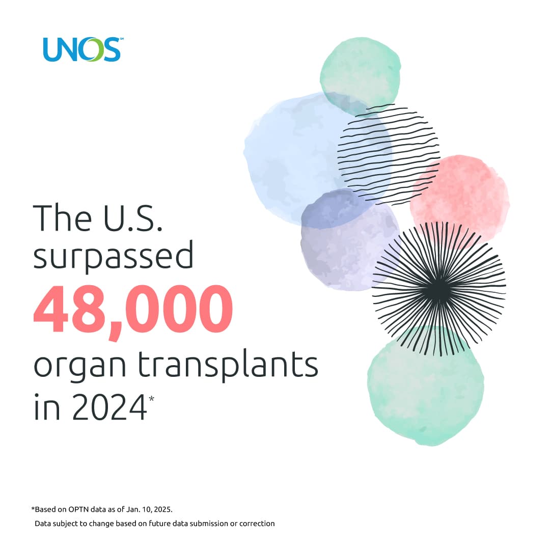 U.S. Achieves Record 48,149 Organ Transplants in 2024, Advocates for System Improvements