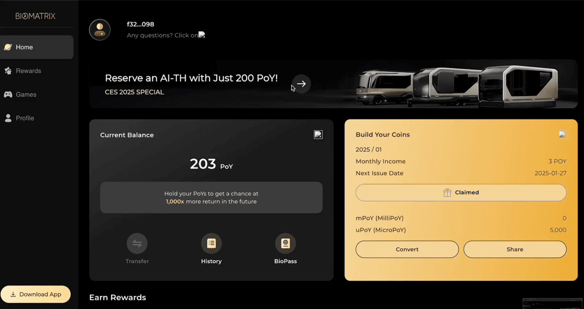 BioMatrix PoY AI Token Enables Pre-Orders for AI Transformer Homes at CES 2025