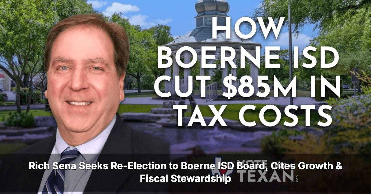 Boerne ISD Trustee Rich Sena Highlights Fiscal Achievements and Educational Excellence in Re-election Bid
