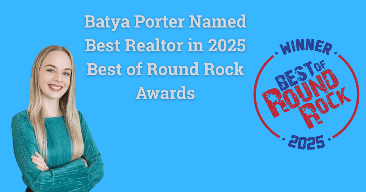 Round Rock Realtor Batya Porter Wins 2025 Best of Round Rock Community Award