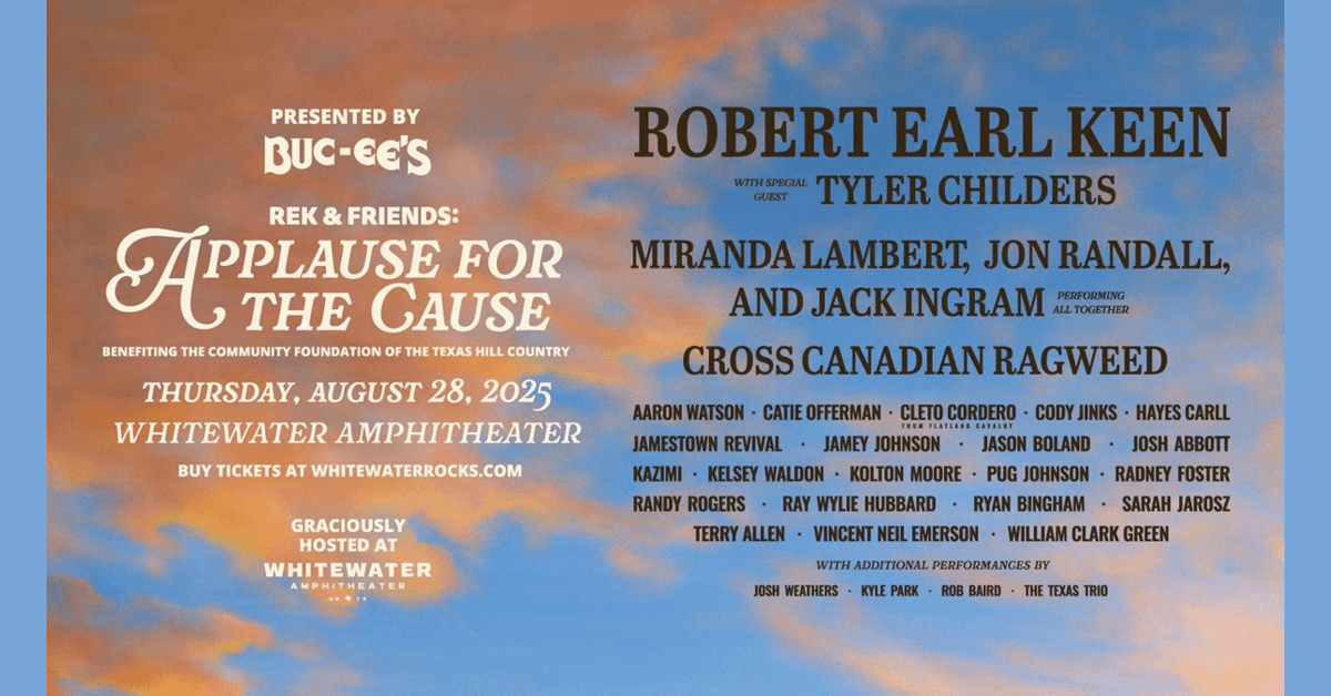 Star-Studded Concert to Benefit Texas Hill Country Flood Relief
