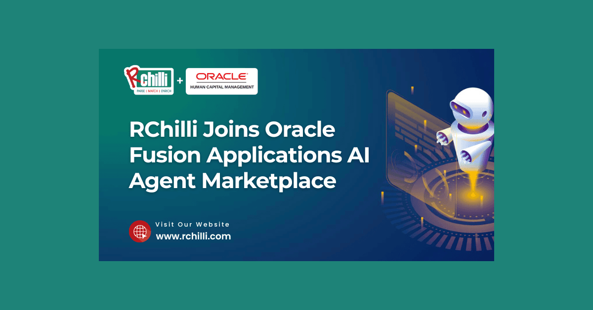 RChilli Joins Oracle AI Agent Marketplace to Automate Candidate Data Management