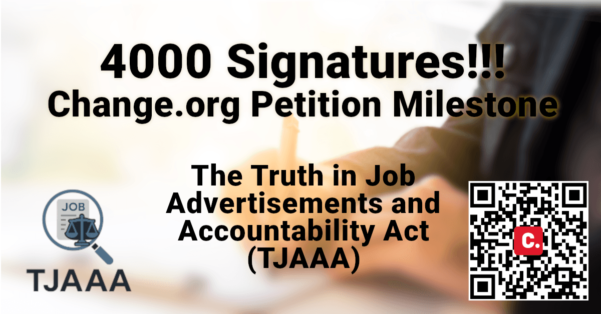 4,000 Americans Petition Congress to Address 'Ghost Jobs' Crisis Through New Legislation