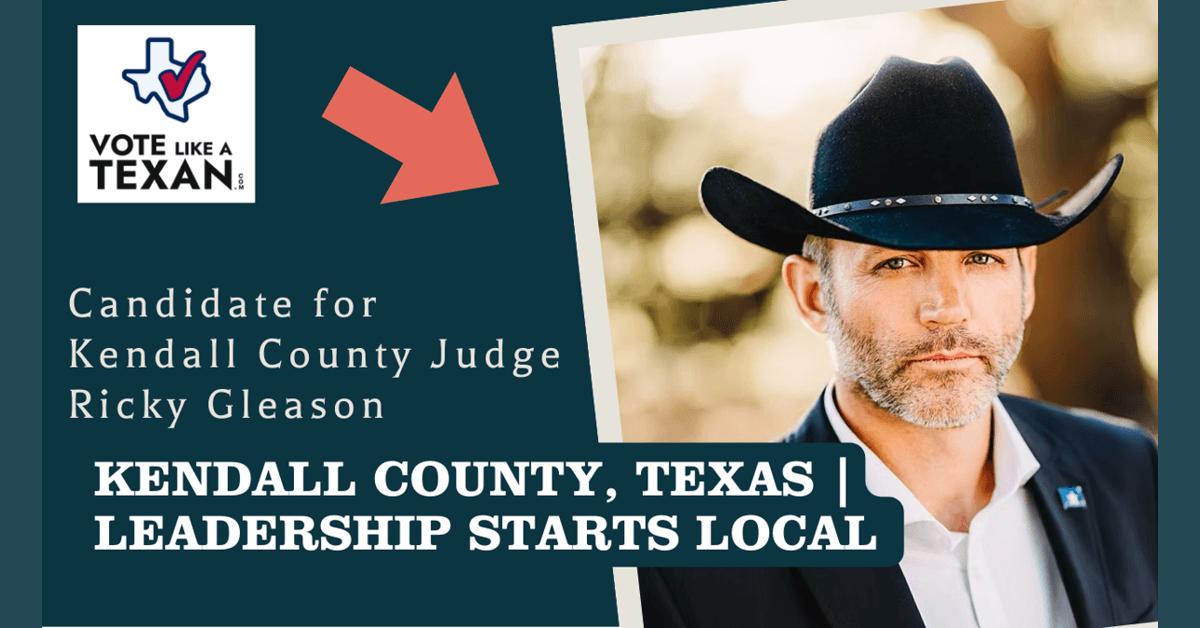 Kendall County Judge Candidate Advocates for Collaborative Leadership Amid Texas Hill Country Growth