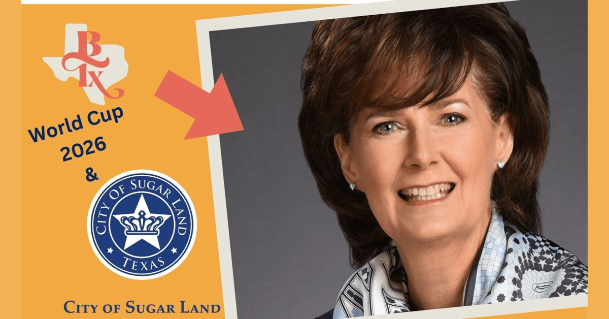 Sugar Land Mayor Outlines Vision for Growth, Historic Redevelopment, and World Cup Role