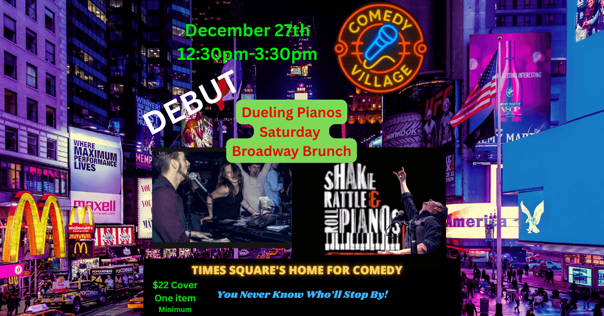 Comedy Village Launches Dueling Pianos Show in Broadway Theater District