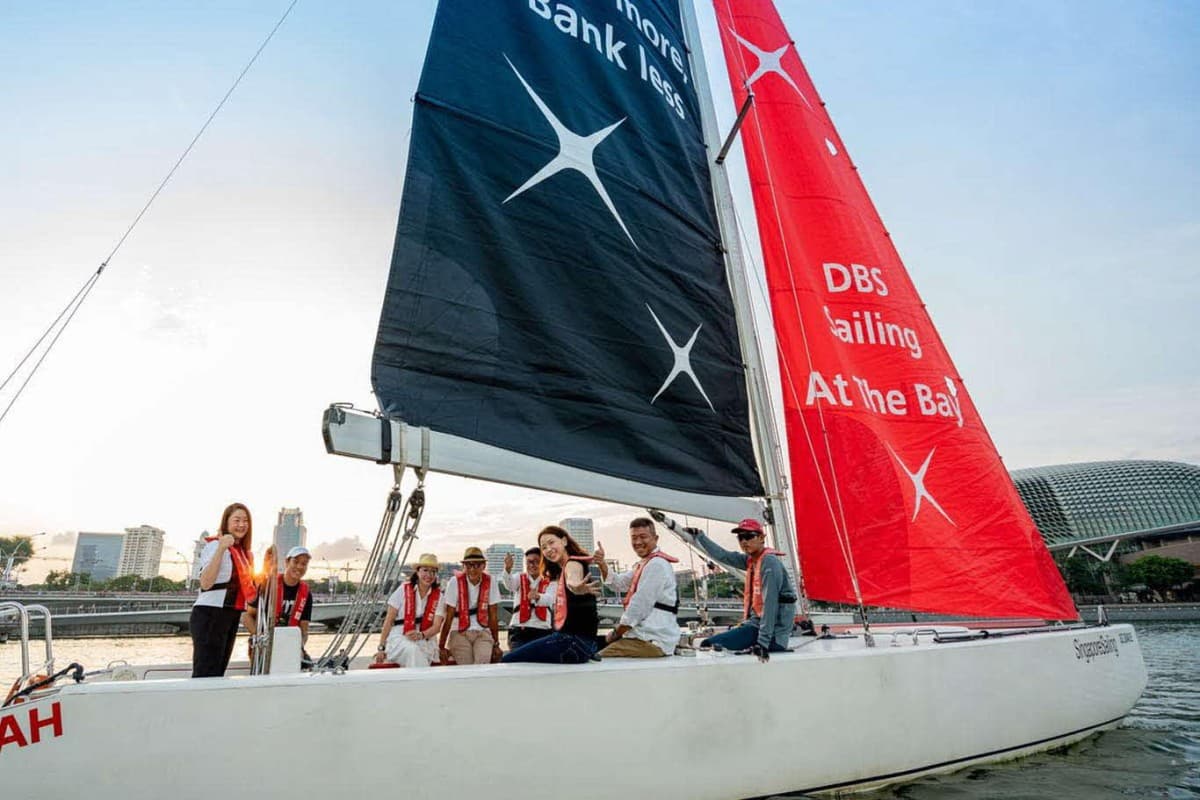 Corporate Sailing Team Building at Marina Bay Expands to Groups of 48