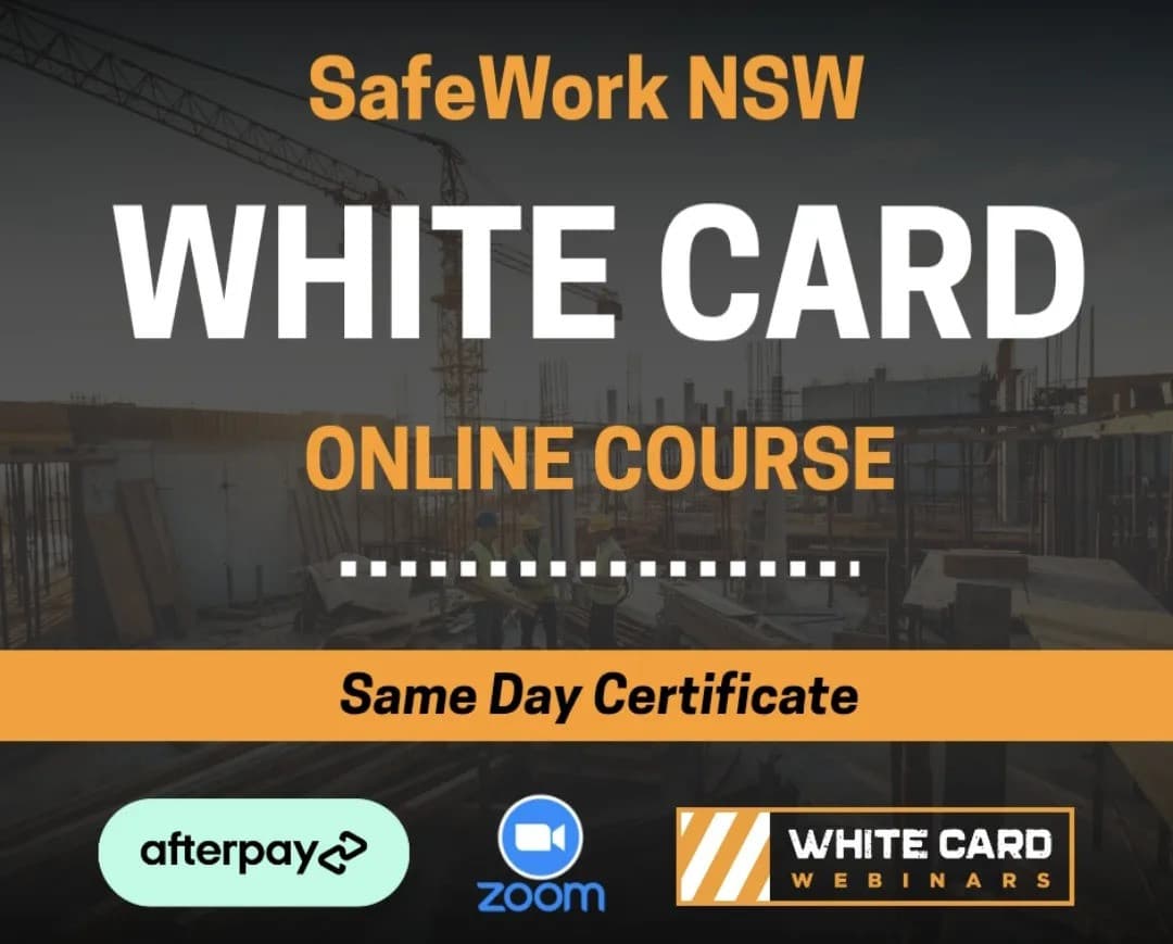 Online White Card Training Expands Access to NSW Construction Industry