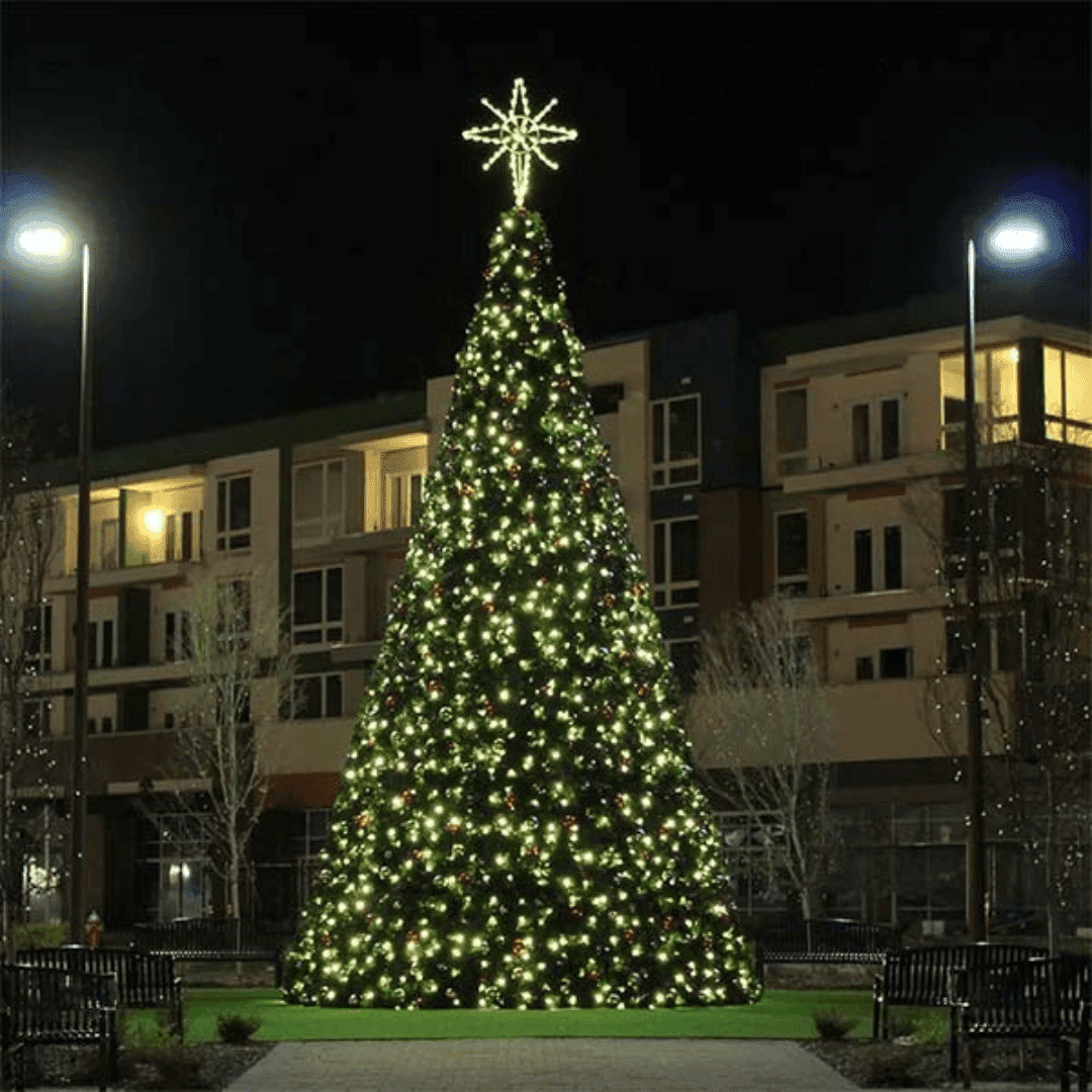 Creative Displays Launches New LED Tower Christmas Trees for Municipal and Commercial Holiday Displays