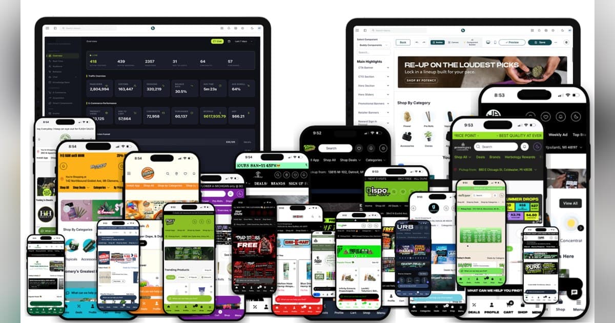 Buddy Cannabis Ecommerce Platform Tops 300 Storefronts, Extends POSaBIT Pay to Online Checkout