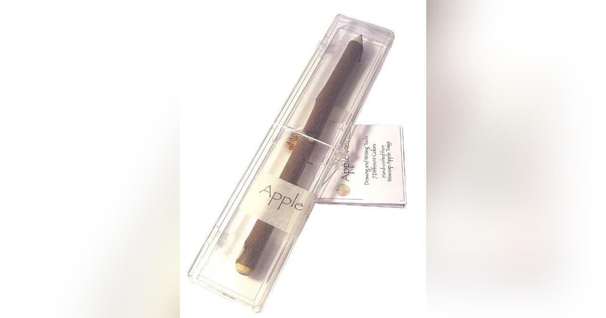 Artist Turns Winter Apple Tree Prunings Into Plastic-Free No. 2 Pencils
