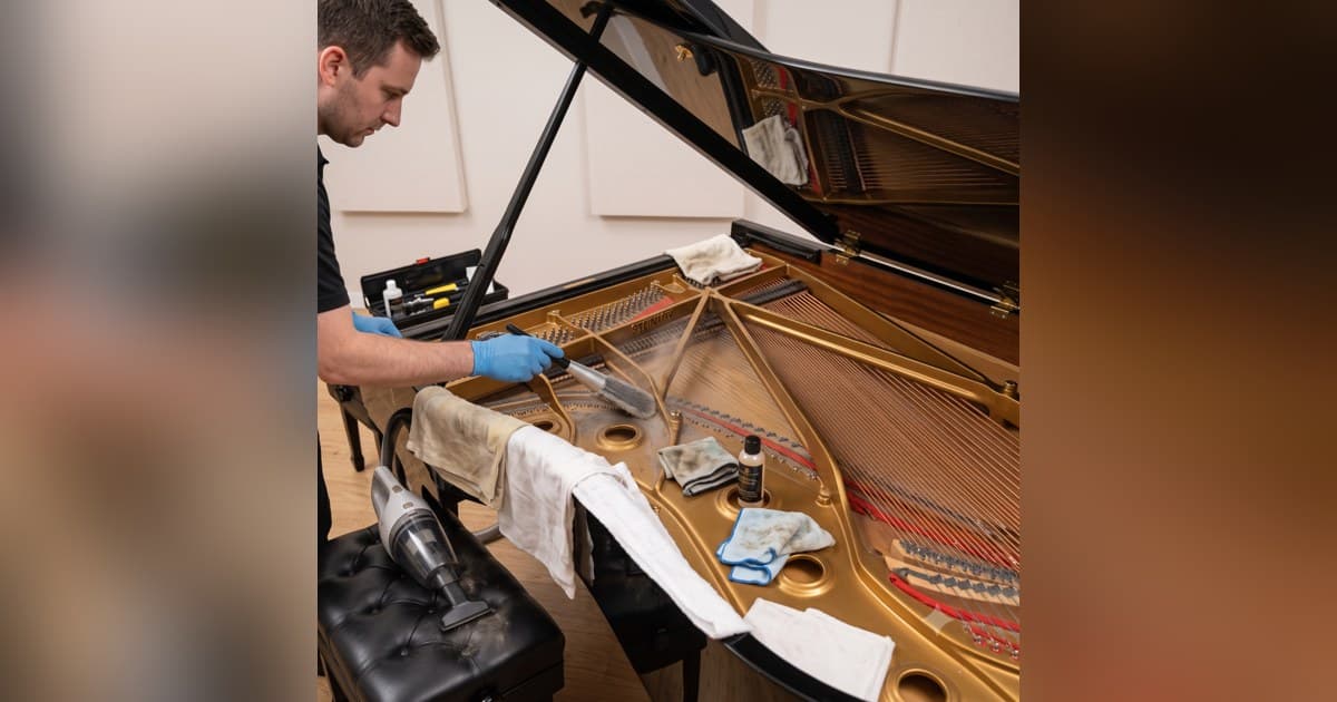 Moore Piano Explains What Professional Piano Cleaning Actually Covers