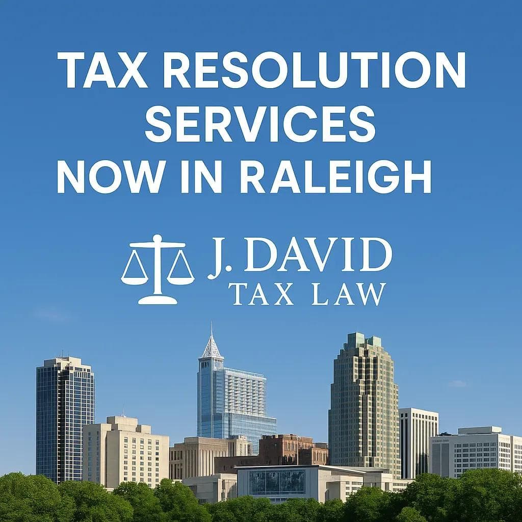 Raleigh Tax Law Firm Offers Solutions for Tax Debt Challenges