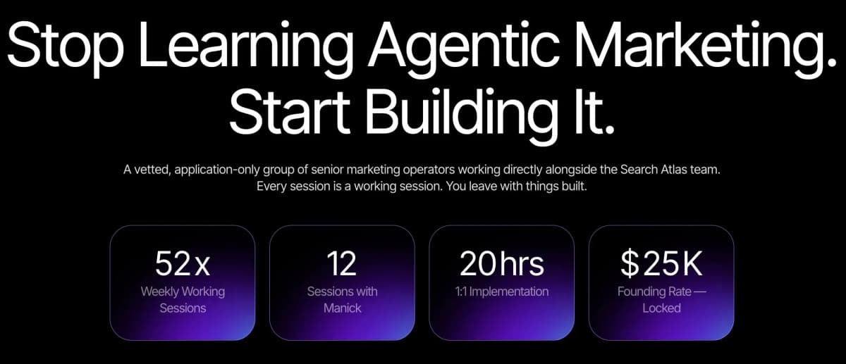 Search Atlas Launches Agentic Marketing Mastermind Program for Agency Owners