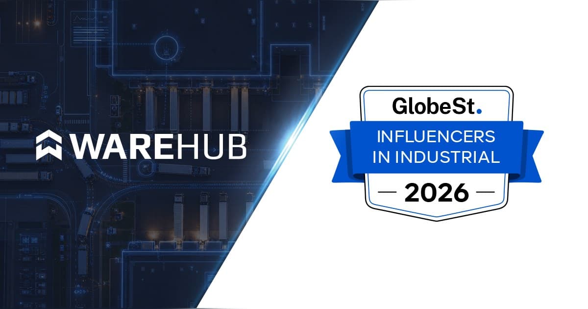 Warehub Named 2026 Influencer in Industrial Real Estate by GlobeSt.com