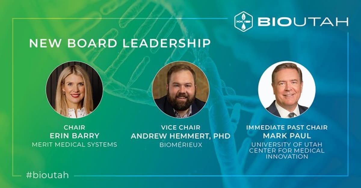 BioUtah Announces New Leadership and Board Appointments to Strengthen Utah's Life Sciences Sector