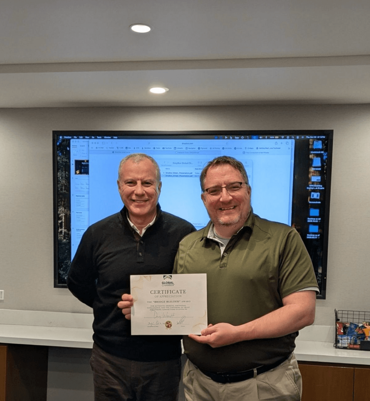 Wendt Partners Executive Honored with Bridge Builder Award for Global Business Leadership