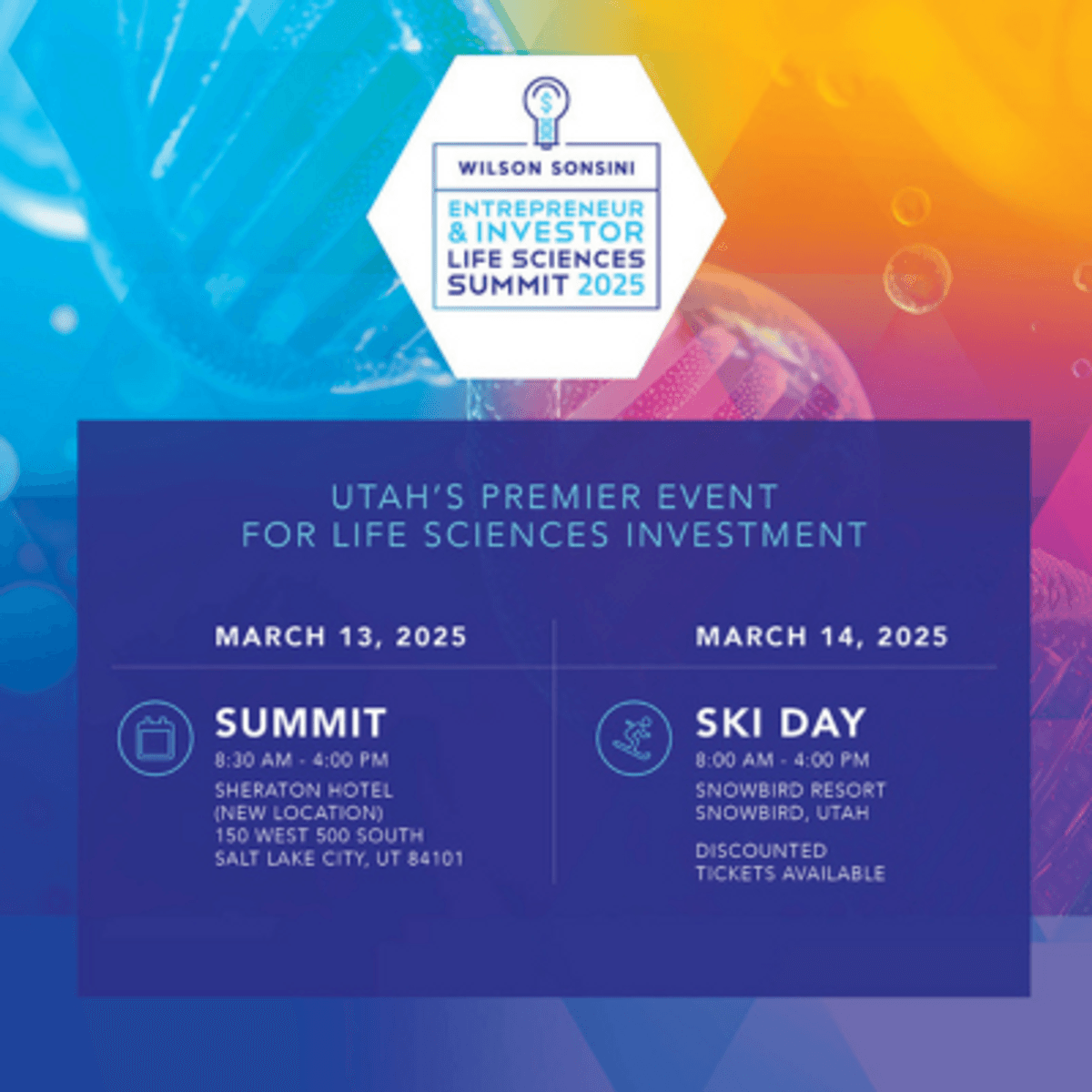 Utah's Life Sciences Summit to Showcase Innovation and Investment Opportunities