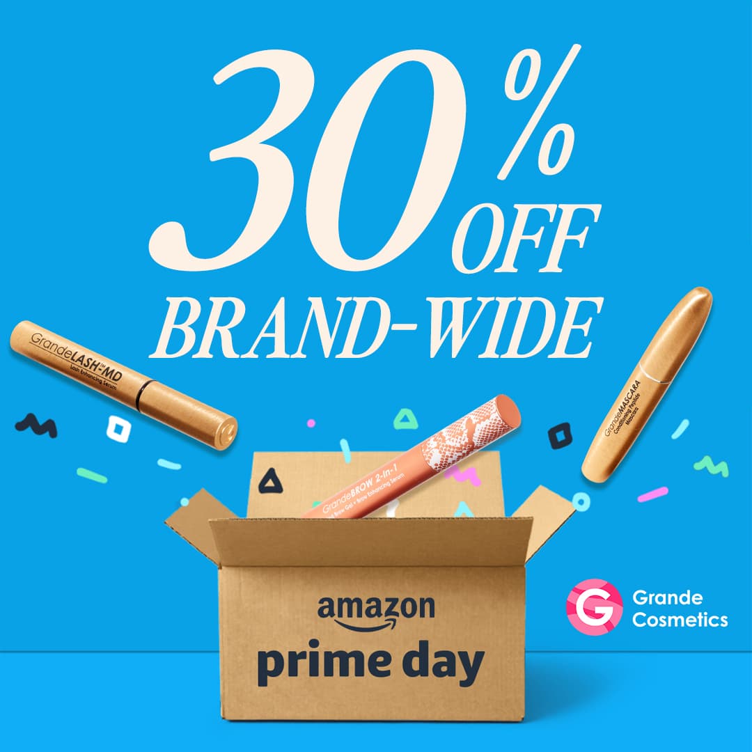 Grande Cosmetics Announces 30% Off Brand-Wide for Prime Day on July 16th & 17th