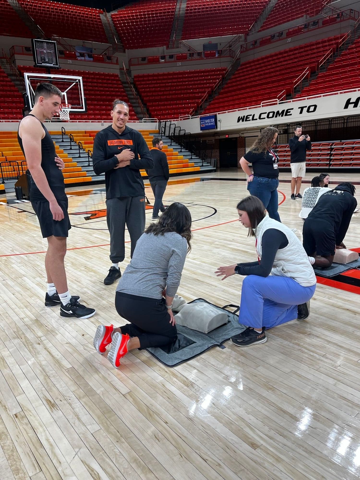 Oklahoma State Basketball Team Joins American Heart Association's Nation of Lifesavers