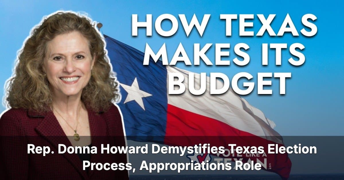 Texas Representative Donna Howard Discusses Primaries, Budgeting, and Women's Health Priorities