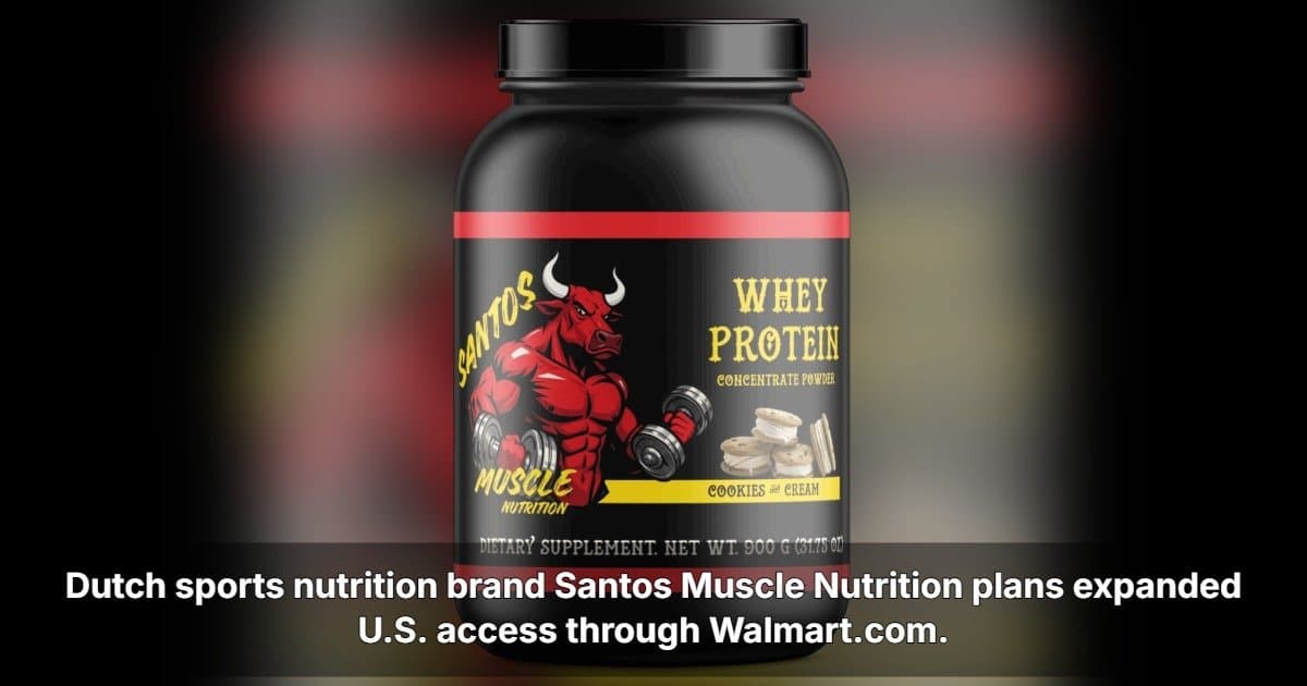Santos Muscle Nutrition Announces Walmart.com Expansion in U.S. Market