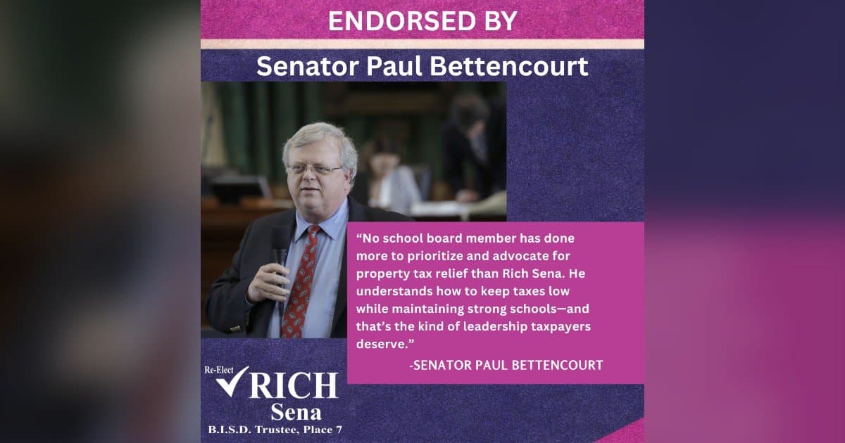 Boerne ISD Trustee Rich Sena's Family Immigration Story Fuels Commitment to 11,200 Students