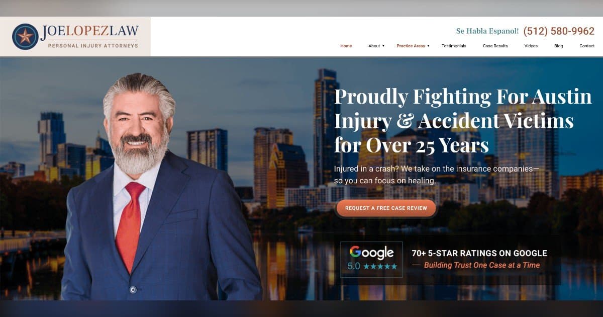 Joe Lopez Law Launches Redesigned Website to Enhance Access to Legal Services for Texas Injury Victims