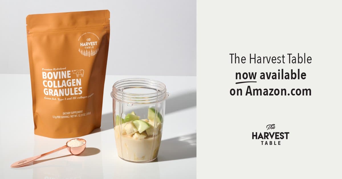 The Harvest Table Bovine Collagen Granules Launch on Amazon, Expanding U.S. Access to Clean-Label Nutrition