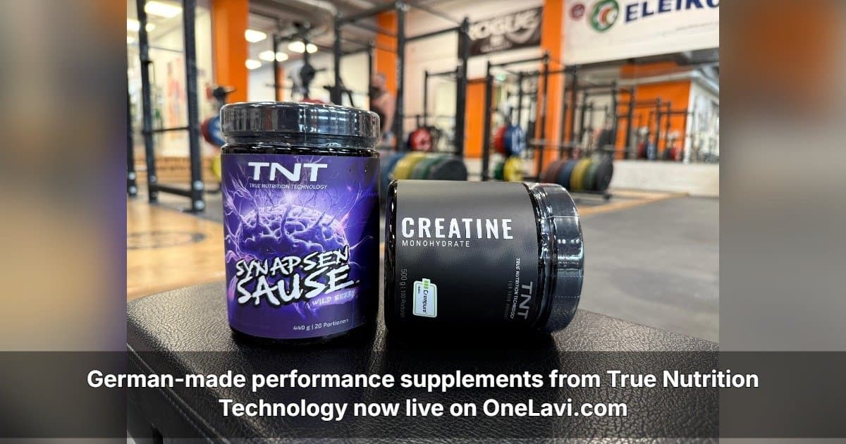 German Sports Nutrition Brand TNT Expands U.S. Presence on OneLavi Marketplace