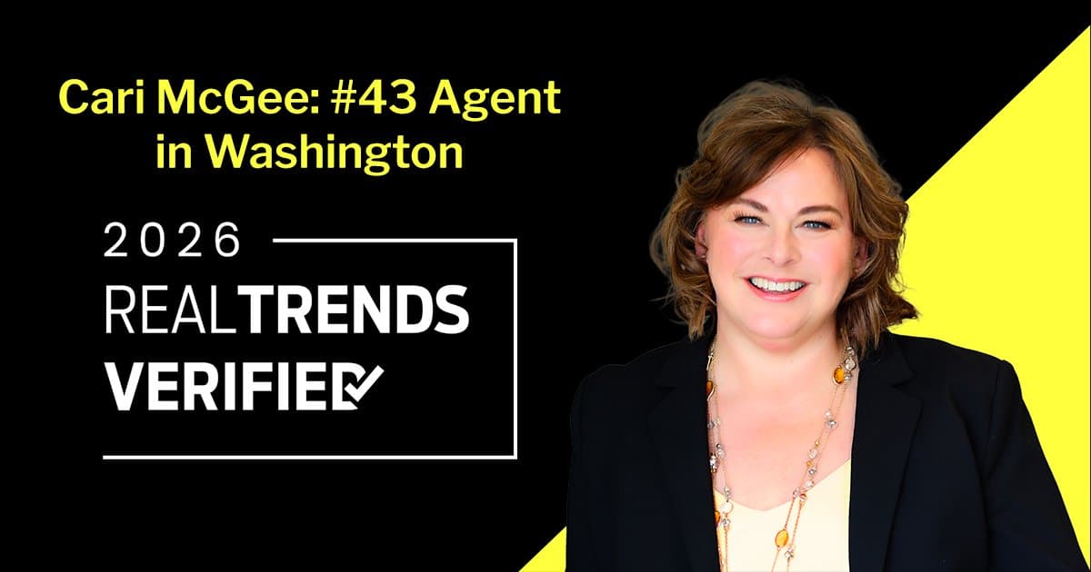 Cari McGee Ranked 43rd Among Washington Real Estate Agents in 2026 WSJ/RealTrends Rankings