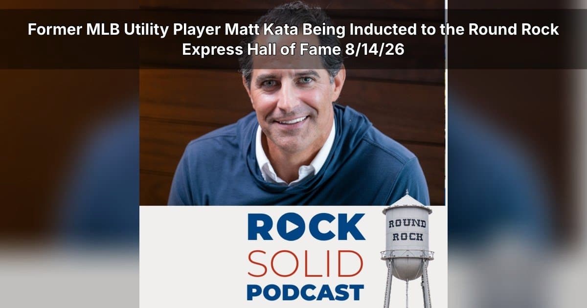 Former MLB Utility Player Matt Kata Shares Lessons from Baseball, Banking, and Youth Coaching in New Podcast