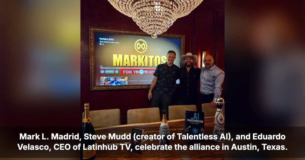 Mark L. Madrid Partners with Latinhub TV to Launch AI-Powered 'Markitos' and Expand Entrepreneurial Media Reach