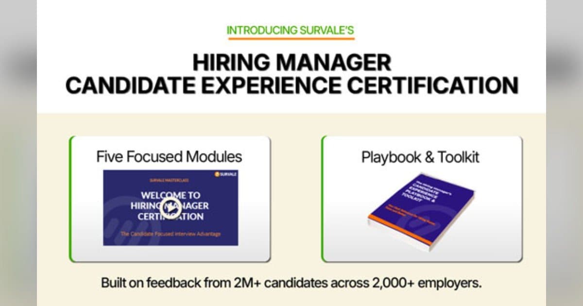 Survale Launches Hiring Manager Certification to Improve Candidate Experience