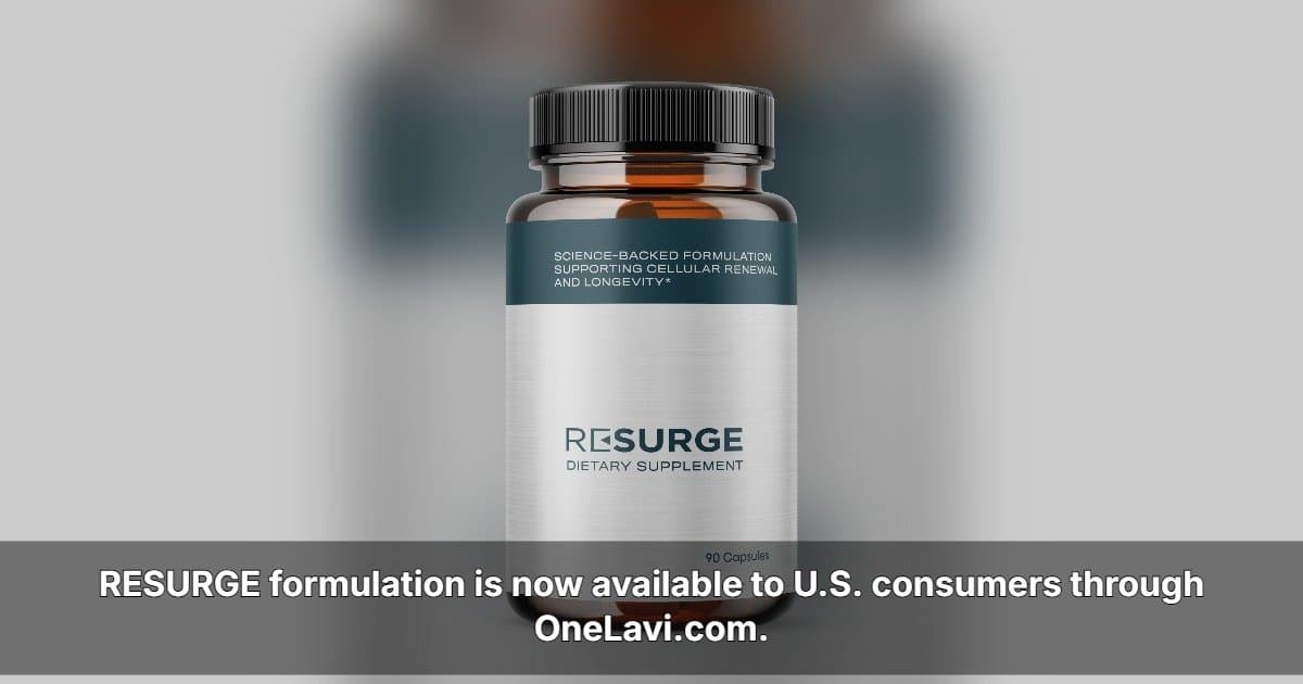AgeReverse Expands U.S. Reach With RESURGE Launch on OneLavi.com