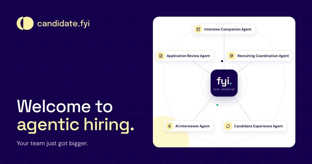 candidate.fyi Launches Agentic Hiring Platform to Automate Recruiting Tasks