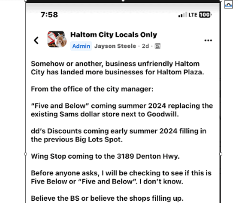 Haltom City Faces Business Exodus, Calls for Revitalization
